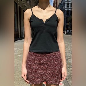 brandy melville black tiffany tank top
